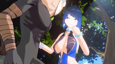 Yelan takes Hilichurl BBC during her day off - Genshin Impact