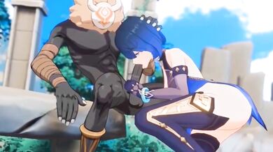 Yelan takes Hilichurl BBC during her day off - Genshin Impact