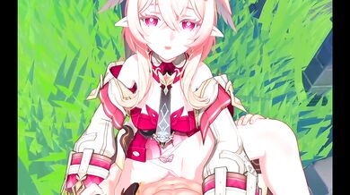 Linnea and Aether share romantic Sex Outdoors - Genshin Impact