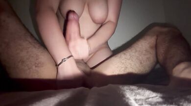 A SLUT JERKS ME OFF AND FINGERS MY ASS UNTIL I CUM