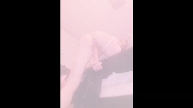 BLONDE SLUT BENT OVER W/ HUGE DILDO & SEX DOLL