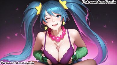 League Of Legends hentai ams animation - Sona big tits blow job hentai by amscomic