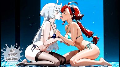 HOT LESBIANS EXPLORE THEIR SEXY BODIES UNTIL ORGASM!! (CARTOON LESBIAN ORGASM) - ASMR/JOI/ROLEPLAY