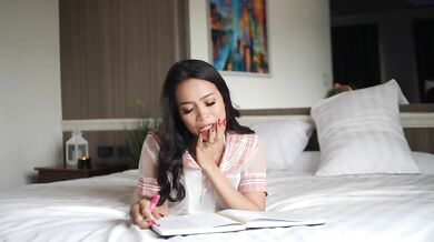 Asian Student in School Uniform gets Fucked with Cream Pie