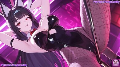 zenless zone zero bunny suit hentai - big tits Miyabi Hoshimi- Bunny Suit Blow Job for her boss hentai by PandaDaddy