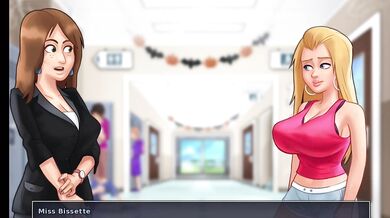 Sommertime saga | Sexy stepsister gets creampied her pussy | Gameplay