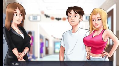 Sommertime saga | Sexy stepsister gets creampied her pussy | Gameplay