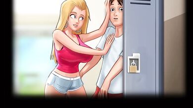 Sommertime saga | Sexy stepsister gets creampied her pussy | Gameplay