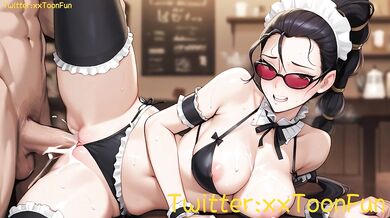 League Of Legends Coffee Maid hentai Adult animation - Vayne Coffee Maid Blow Job Hand Job for her lord Hentai animation by xxtoonfun