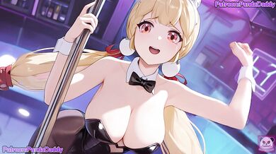 Zenless Zone Zero bunny suit hentai - big tits Alice Thymefield Bunny Suit Blow Job for her boss hentai by PandaDaddy