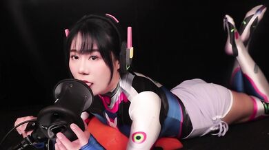 ASMR Hot Girl Take Care of the Last Man on Earth | DVA Cosplay | Ear Eating and Mouth Sound
