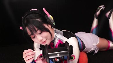 ASMR Hot Girl Take Care of the Last Man on Earth | DVA Cosplay | Ear Eating and Mouth Sound