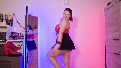 Trying On 3 Black Mini Skirts – Satin, Schoolgirl & Lace