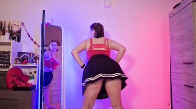 Trying On 3 Black Mini Skirts – Satin, Schoolgirl & Lace