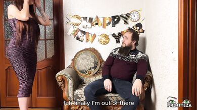 New Year Party Gets Wild For Horny MILF