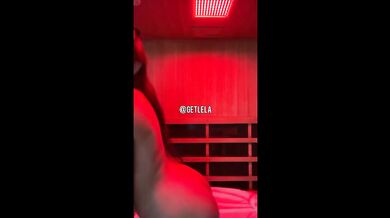 Risky Masturbation! Horny MILF couldn't help from fingering herself even if the place was full