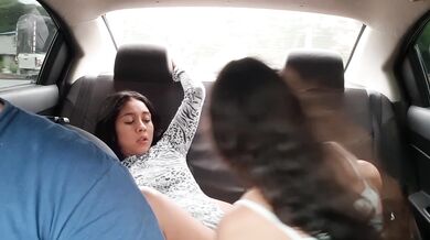 LATIN LESBIANS SHOW THEIR TITS AND FUCK PASSIONATELY.