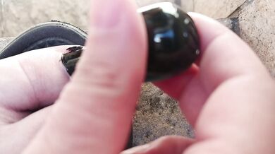 Real messy toe nail polishing