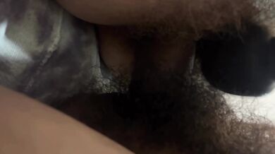 Milf Blowjob & Fuck hairy amateur couple MR & DJ Randomshuffle both orgasm catch wife on toilet feed her hard cock