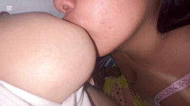 My boyfriend sucks all my milk until I get empty