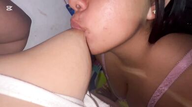 My boyfriend sucks all my milk until I get empty