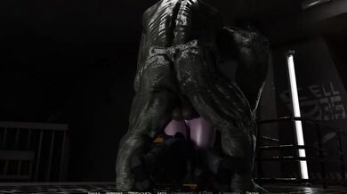 How deep does this ogre fuck her tight holes and get every hole pregnant. 3D fertilization