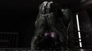 How deep does this ogre fuck her tight holes and get every hole pregnant. 3D fertilization