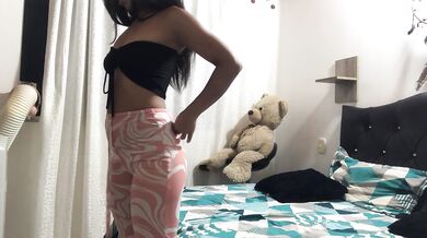 TWO HORNY LATINAS MASTURBATE WHILE SHOWING THEIR TITS.