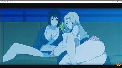 shizune me masturba al lado de Tsunade -Living With Tsunade
