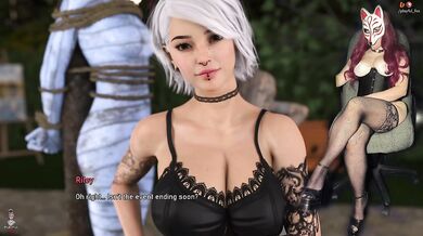 Steps of Debauchery #74 - Playful_Fox in see-through bra and stockings
