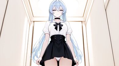 Esdeath came to buy new sexy lingerie and have some fun with a pink dildo. Esdeath hentai cosplay [AI]