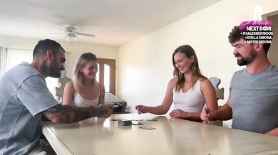 Let's Play Strip Cards? Our Friends Lose and We End Up Swapping Wives !