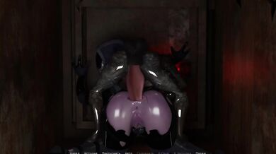 Cave goblins are having fun with her ass. 3D Hentai