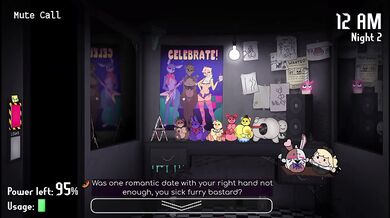 Five night at fuzzboob's / Night 2