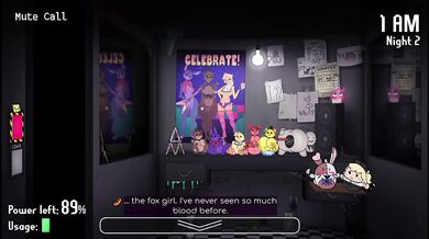 Five night at fuzzboob's / Night 2