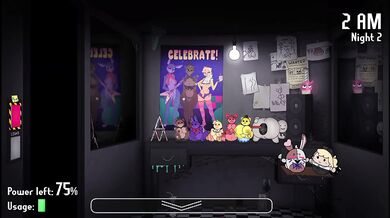 Five night at fuzzboob's / Night 2