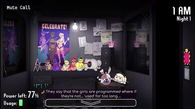 Five night at fuzzboob's / Night 1