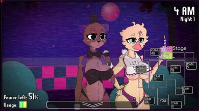 Five night at fuzzboob's / Night 1
