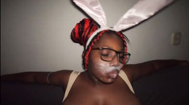 Naughtiest Easter Nerdy Bunny Take Over Spitting On Big Tits Sloppy Wet For The Ultimate Blowjob Perfect Boobs Nipple Pierced - Mastermeat1