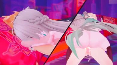 Lynae NTR Sex Session - Wuthering waves x genshin impact