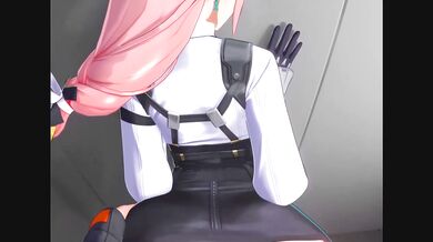 Yanagi locks the Elevator so you can fuck her in private - Zenless zone zero