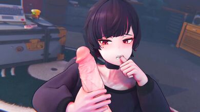 Cute Ellen Joe stays the night to swallow some Cum - Zenless zone zero