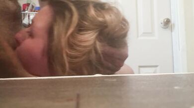 Sexy PAWG Wife Deepthroats Husbands Cock