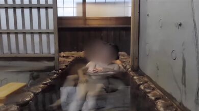 Trailer: Lovey-dovey sex while playing in the semi-open-air bath