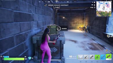 Sexy Pink Tight Skin Gameplay in Fortnite Battle Royale Part 1