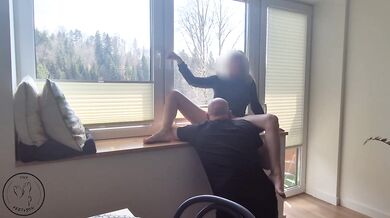 Husband on business ,and lover cums twice in my wet pussy