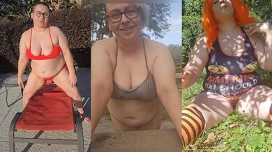 Chubby Nerdy Alt Girlfriend Teases