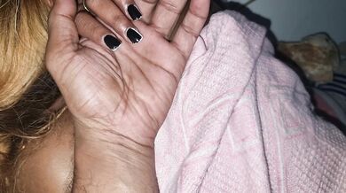She let me Touch her Under the Covers and asked me Make her CUM while Sharing her Bed with me