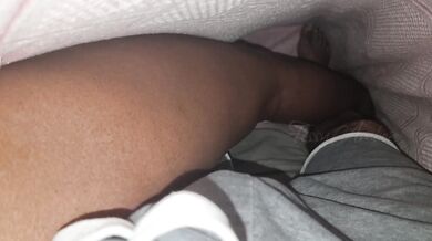 She let me Touch her Under the Covers and asked me Make her CUM while Sharing her Bed with me