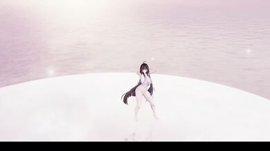 Nude Elf VTuber Dances KPop | Attention MMD